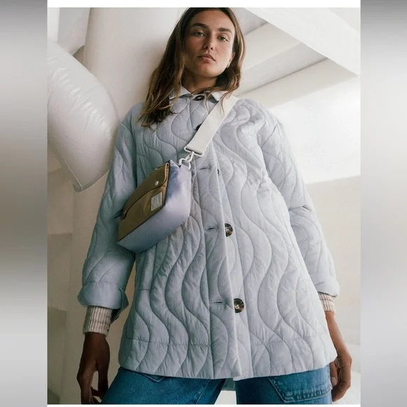 Madewell Quilted Belrose Shirt-Jacket - Picture 2 of 6